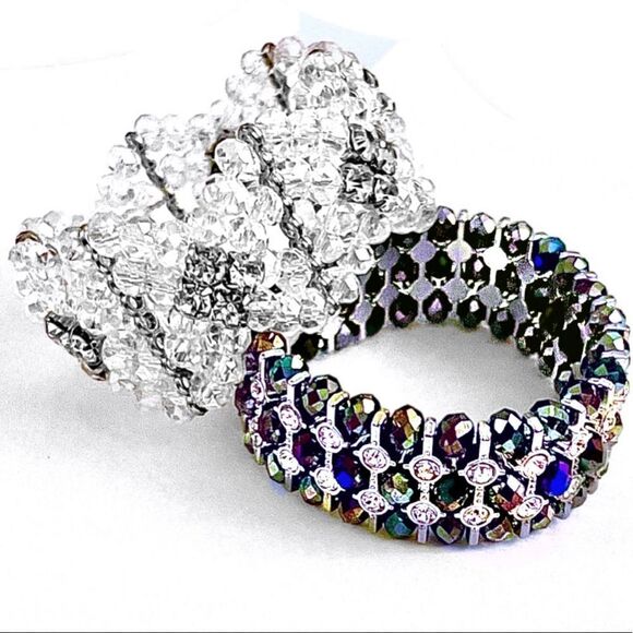 🍍3/$15🍍 Crystal & Bead Bracelets (2) - Picture 1 of 6